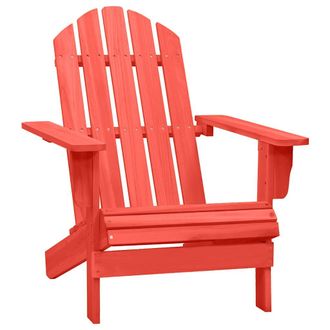 vidaXL Vidaxl - Silla De Jard&iacute;n Adirondack Madera Maciza De Abeto Rojo