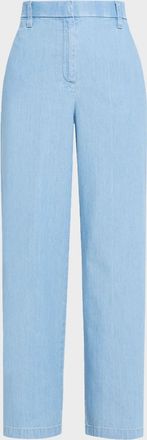 Eileen Fisher High-Rise Organic Cotton Denim Jeans