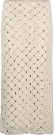 Part Two Vivika PW SK - Dames - Midirokken - Beige - XL - Polyester - Rokken