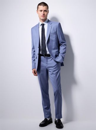 Le 31 Mens Essential stretch pant Wool weave by Marzotto Stockholm fit - Slim