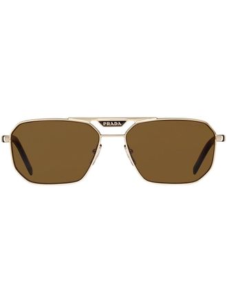 Prada Symbole pilot-frame sunglasses - Brown