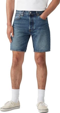 Levi's 501 93 Relaxed Denim Shorts in Indigo General Shorts at Nordstrom, Size 29
