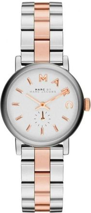 Marc Jacobs Baker Mini Tweekleurig Horloge - Dames - Horloges - Grijs - ONE Size - Accessoires