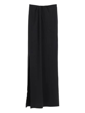 Jacquemus slit-detail maxi skirt - Black