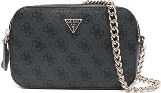 Guess Co Noelle II logo-plaque cross body bag - Grey