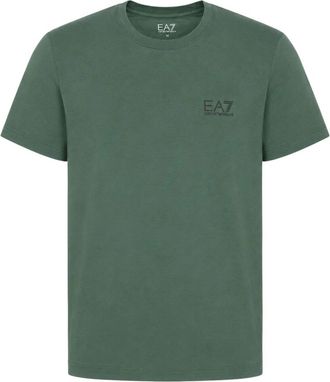 Emporio Armani Jersey T-shirt - Heren - T-shirts - Groen - 2XL - Katoen - Tops