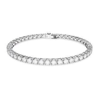Swarovski Metalen Armband - Dames - Armbanden - Grijs - ONE Size - Accessoires