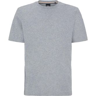 BOSS Thompson Solid T-Shirt in Silver at Nordstrom, Size Xxx-Large