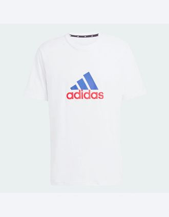 adidas Mens Adidas Future Icons Badge of Sport T-Shirt - White - Size: 42