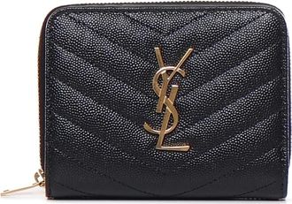 Saint Laurent Chevron Logo Wallet
