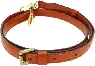 Louis Vuitton Pre-owned Accessories, female, Brown, Size: ONE SIZE Pre-owned Leather Belt