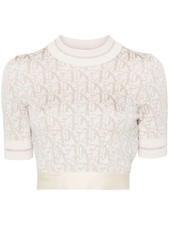 Palm Angels Monogram Jacquard T Shirt
