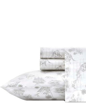 Tommy Bahama Vintage Map Sheet Set