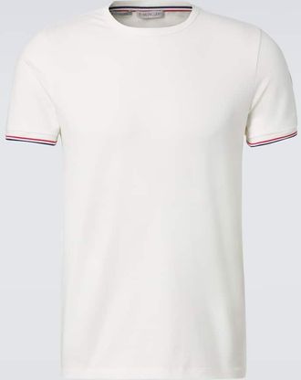 Moncler T-shirt Tricolor in misto cotone