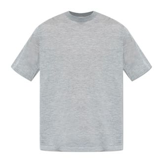 Lisa Yang Cashmere Knitwear, male, Gray, Size: 2XL Johannes T-shirt