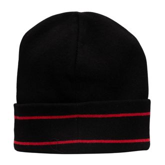 Alexander McQueen Cashmere Muts - Dames - Hoeden - Zwart - L - Kasjmier - Accessoires