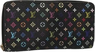 Louis Vuitton Pre-owned Wallets, female, Multicolor, Size: ONE SIZE Pre-owned Canvas Wallet