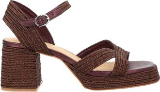 Castaner Multicolor Vallita Woven Straps Block Heel Sandals