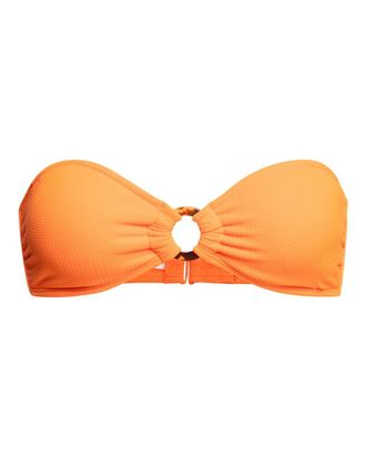 Roxy Bandeau-Bikini-Top ROXY Color Jam, Damen, Gr. XS, Cup B, orange (tangelo), Obermaterial: 93% Nylon, 7% Elasthan;, Bikini-Oberteile Bandeau-Bikini-Top