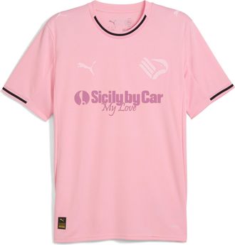 Puma Palermo F.C. Maglia gara Home Replica 25/26 da uomo, Accessori, Rosa, 3XL