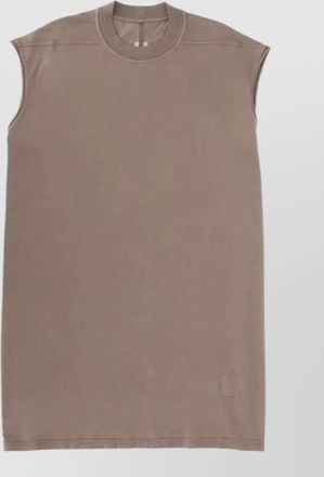 Rick Owens sleeveless longline cotton tank top
