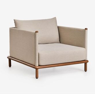 Sklum Sklum - Sill&oacute;n De Jard&iacute;n En Madera De Acacia Olivia