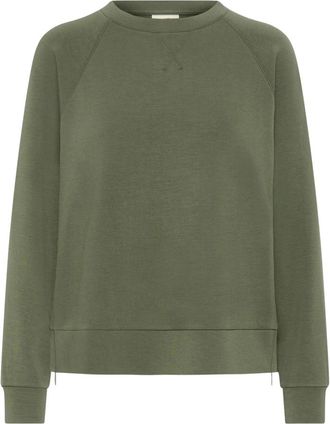 Part Two Sweatshirt - Dames - Sweatshirts - Groen - M - Hoodies & sweatvesten