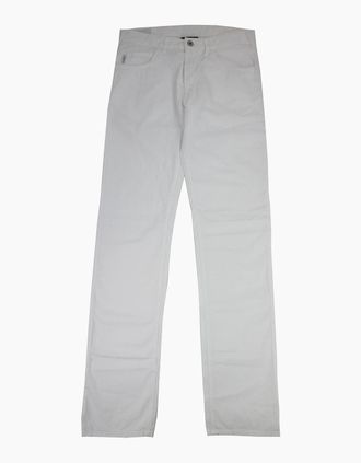 Armani Jeans Mens Armani Jeans Gabardine Stretch Bianco Ottico - Grey - Size: 38/34