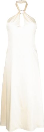 Rejina Pyo Lily halterneck dress - women - Elastane/Silk - 12 - Yellow