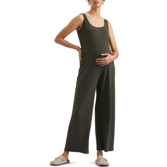 Ripe Bobby Rib Jumpsuit in Khaki at Nordstrom, Size X-Small Au