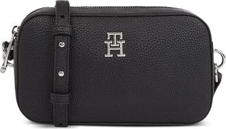 Tommy Hilfiger Borsa a tracolla con placca logo - Nero