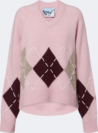 arch4 Sloane argyle cashmere sweater