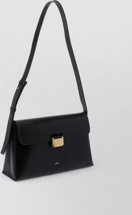 A.P.C. sac leather clutch bag