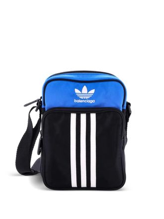 Balenciaga x adidas Agneau Messenger Bag Nylon Small crossbody bag - Blu