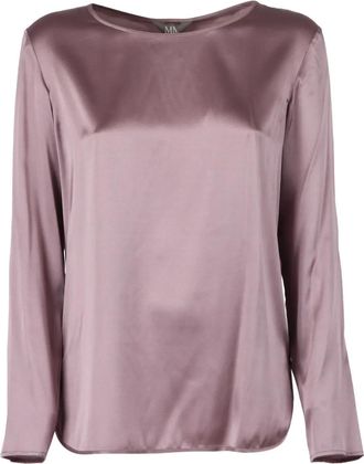 Max Mara moldava long-sleeve top - Purple