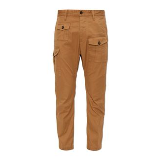 Dsquared2 Slim-fit Trousers, male, Brown, Size: 2XL Cargo trousers
