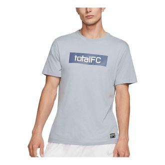 Nike F.C Dri-FIT Graphic Soccer T-shirt Grey CD0168-464