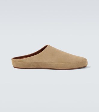 Loro Piana Tomori Walk suede mules