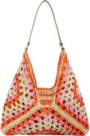 Generic Woven Bags for Women,Straw Bohemian Colored Large Capacity Purses | Vacation Summer Bag - for Home School Daily Offices Dating Outdoor Travel Work Wal