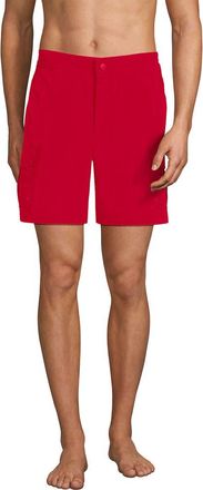 Lands End 7 Quick Dry Cargo Swim Short in Strawberry at Nordstrom, Size Xx-Large