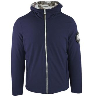 Plein Sport Philipp Plein Sport Padded Signature Logo Navy Jacket