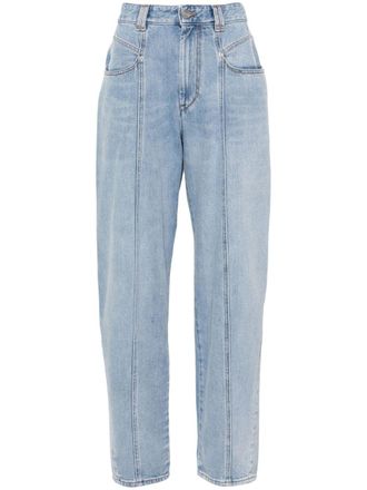 Isabel Marant Vetan wide-leg jeans - women - Cotton/Polyester/Cotton - 40 - Blue