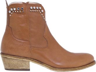 Fru.It Fru.it, Schoenen, Dames, Bruin, 37 EU, Leer, Tronchetto Texano