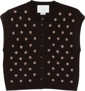 VANIS&Eacute; V72517 Susan Caffe - Dames - Vesten - Bruin - L/Xl - Truien & Vesten
