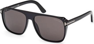 Tom Ford Authentieke Kemp-02 Bril Premium Kwaliteit - Heren - Zonnebrillen - Zwart - 60 MM - Accessoires