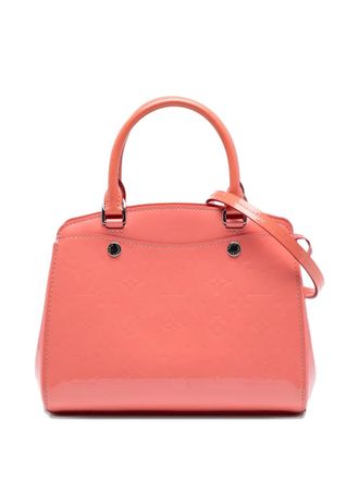 Louis Vuitton 2015 Monogram Vernis Brea PM satchel - women - Leather - One Size - Pink