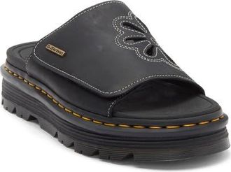 Dr. Martens ZebZag Flower Slide Sandal in Black at Nordstrom, Size 11Us
