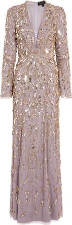 Jenny Packham Abito da sera Kaia - Grigio