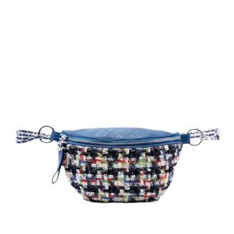 Chanel Pre-owned Vintage Riemtas - Dames - Pre-owned - Blauw - Maat: ONE Size Leer