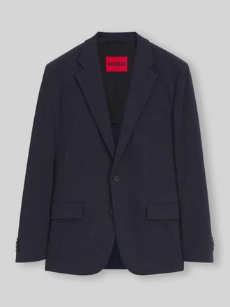 HUGO BOSS Slim Fit Sakko aus Baumwoll-Mix in Marine, Gr&ouml;&szlig;e 102